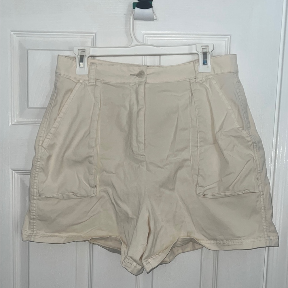 SPLENDID - Women's Cream Shorts (High Waisted)